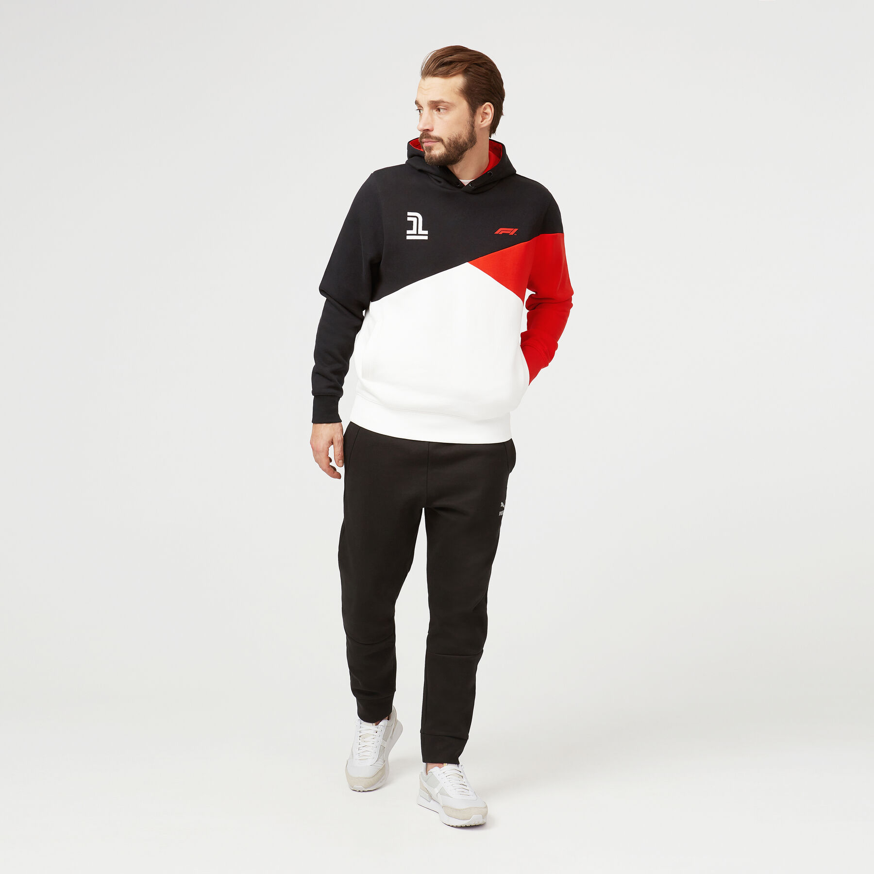 Tri color store hoodie 100 thieves
